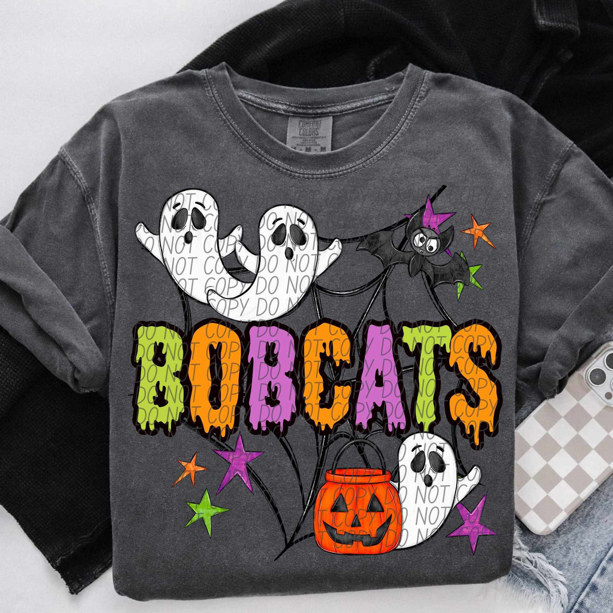 Bobcats Halloween (City) DTF transfer