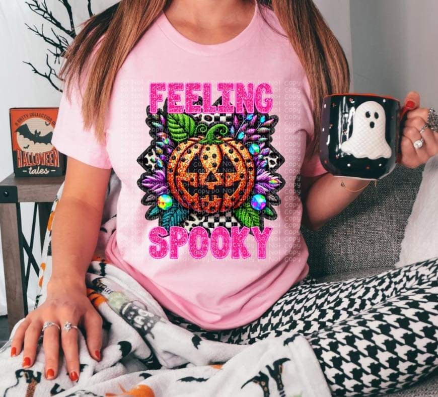 Feeling spooky jack o lantern (DDD) 55197 DTF transfer