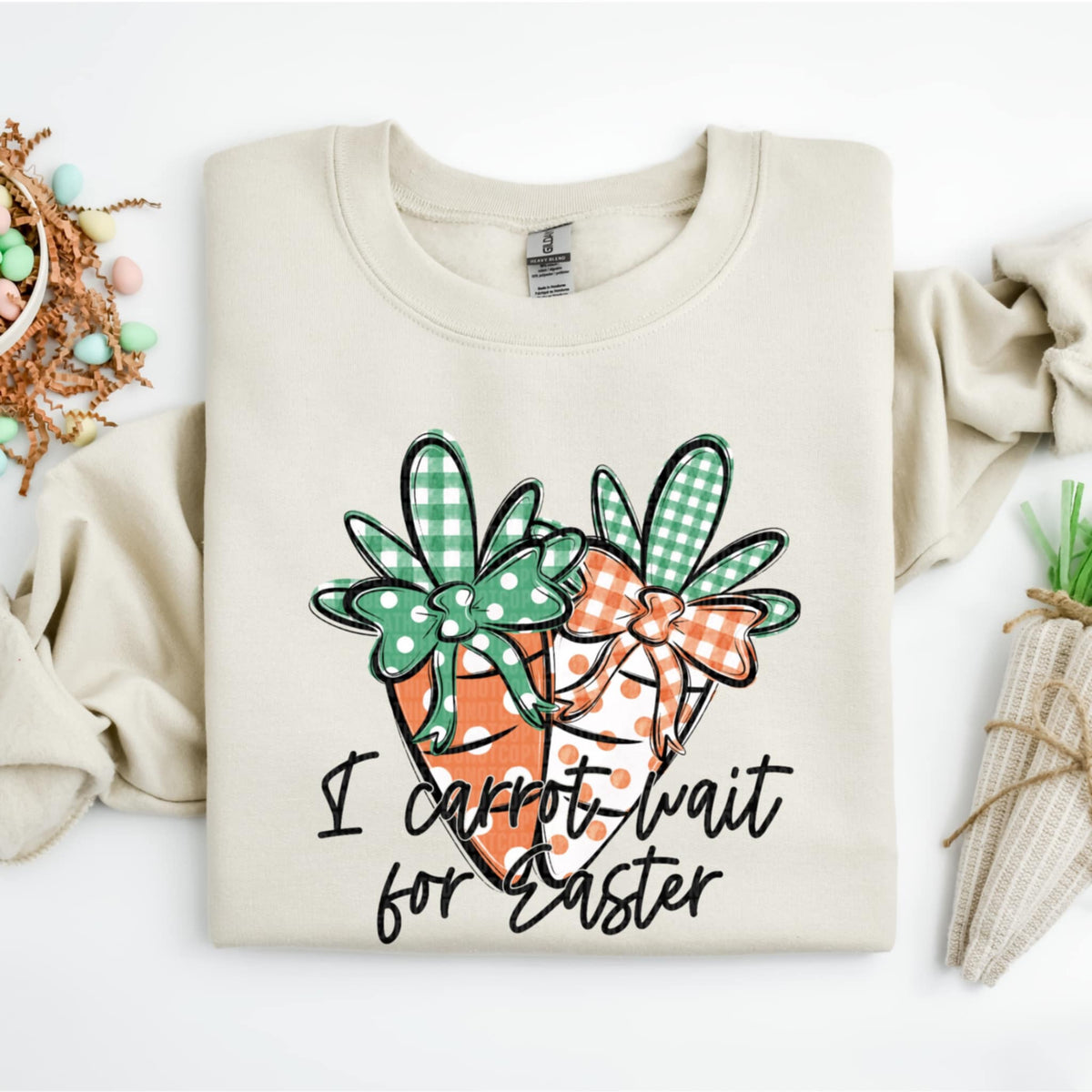 I can’t wait for Easter carrots (SDD) 87731 DTF transfer