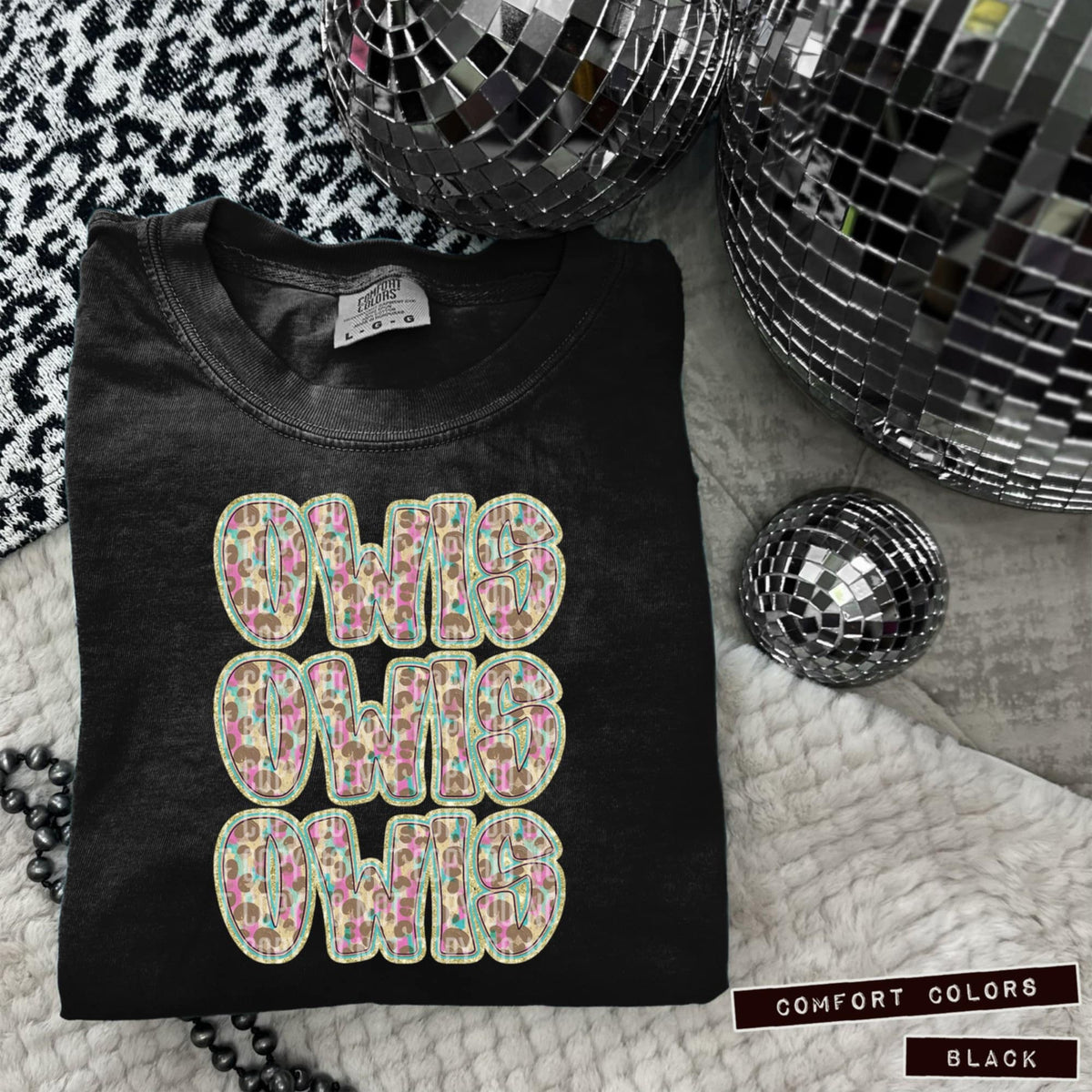 Owls Leopard Stacked (Caplinger) 98414 DTF transfer