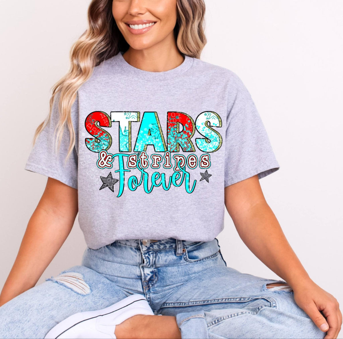 Stars & stripes forever 99581 DTF transfer