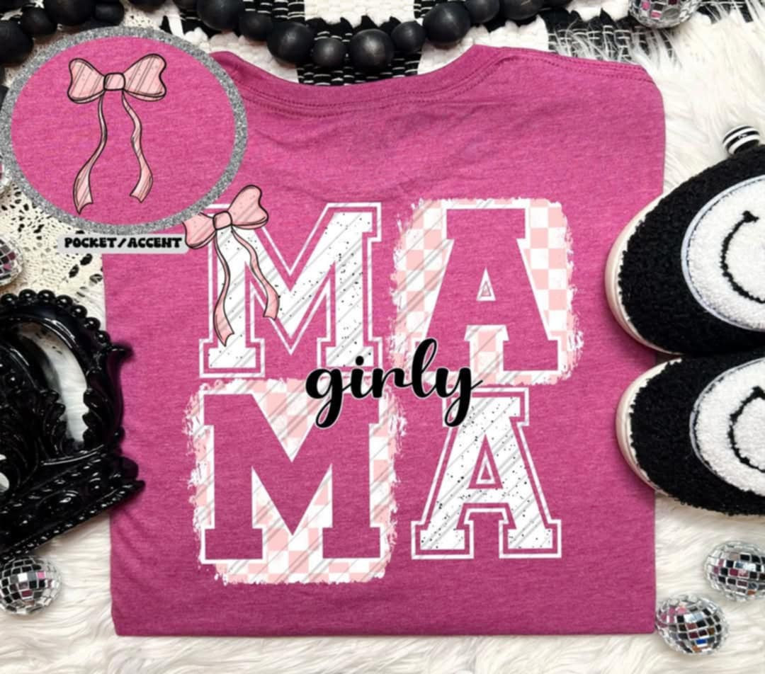 Girly mama BACK (Linda) 106637 DTF transfer