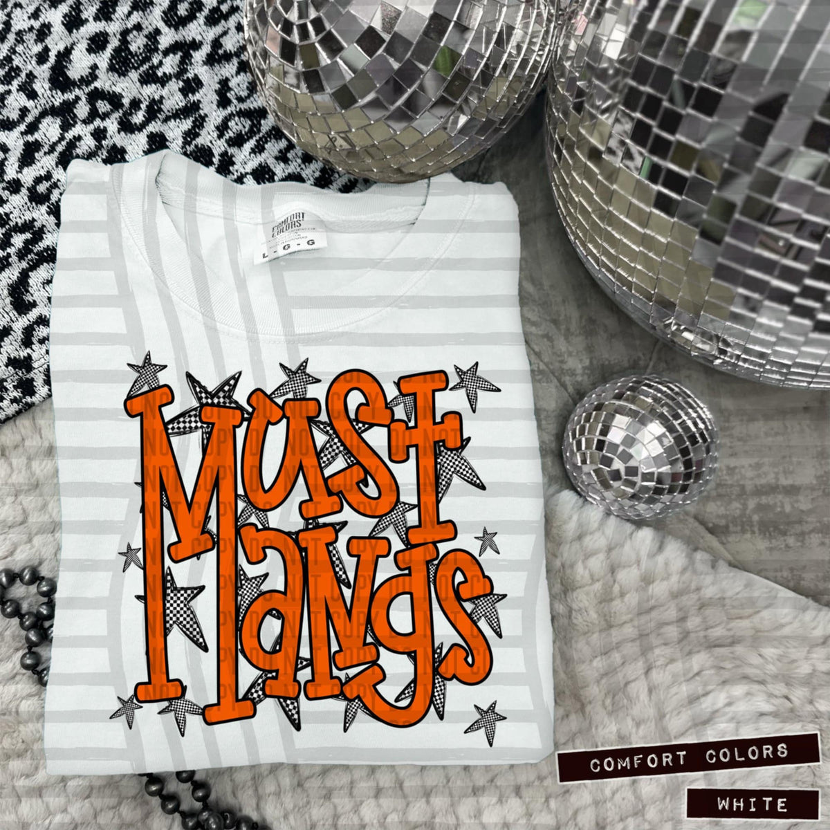 Orange Staggered Mascots (Caplinger)