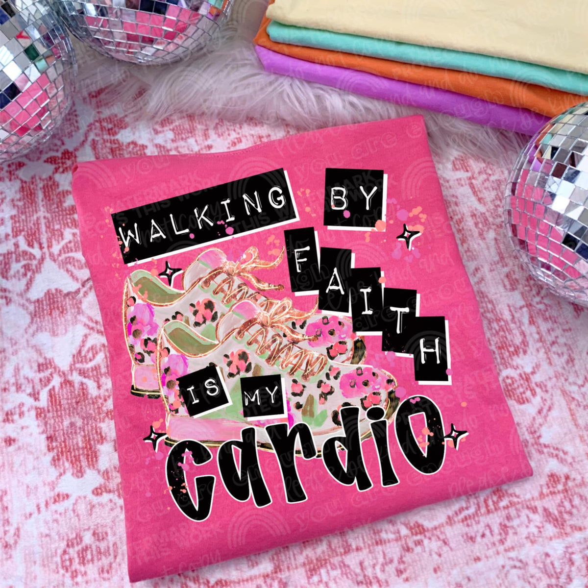 Walking by faith is my cardio (CMLD) 116707 DTF TRANSFER