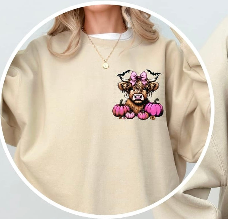 Heifers wear pink 58968 DTF transfer
