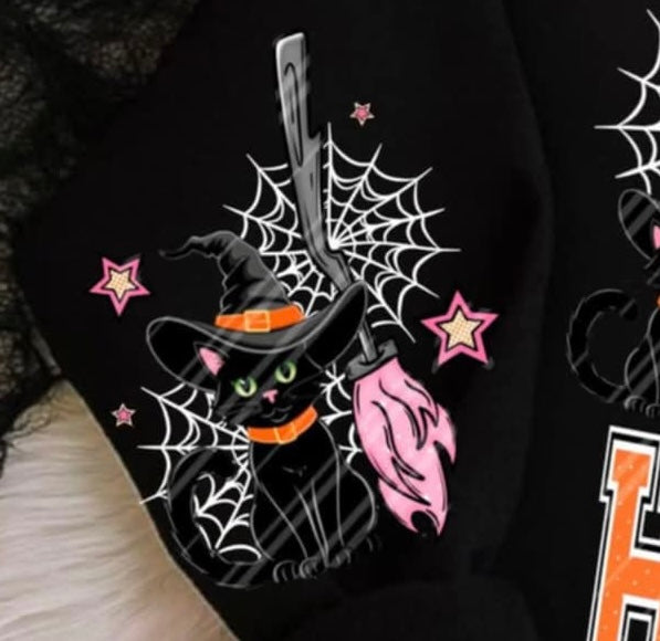 When witches go riding sleeve (Linda) 109345 DTF transfer
