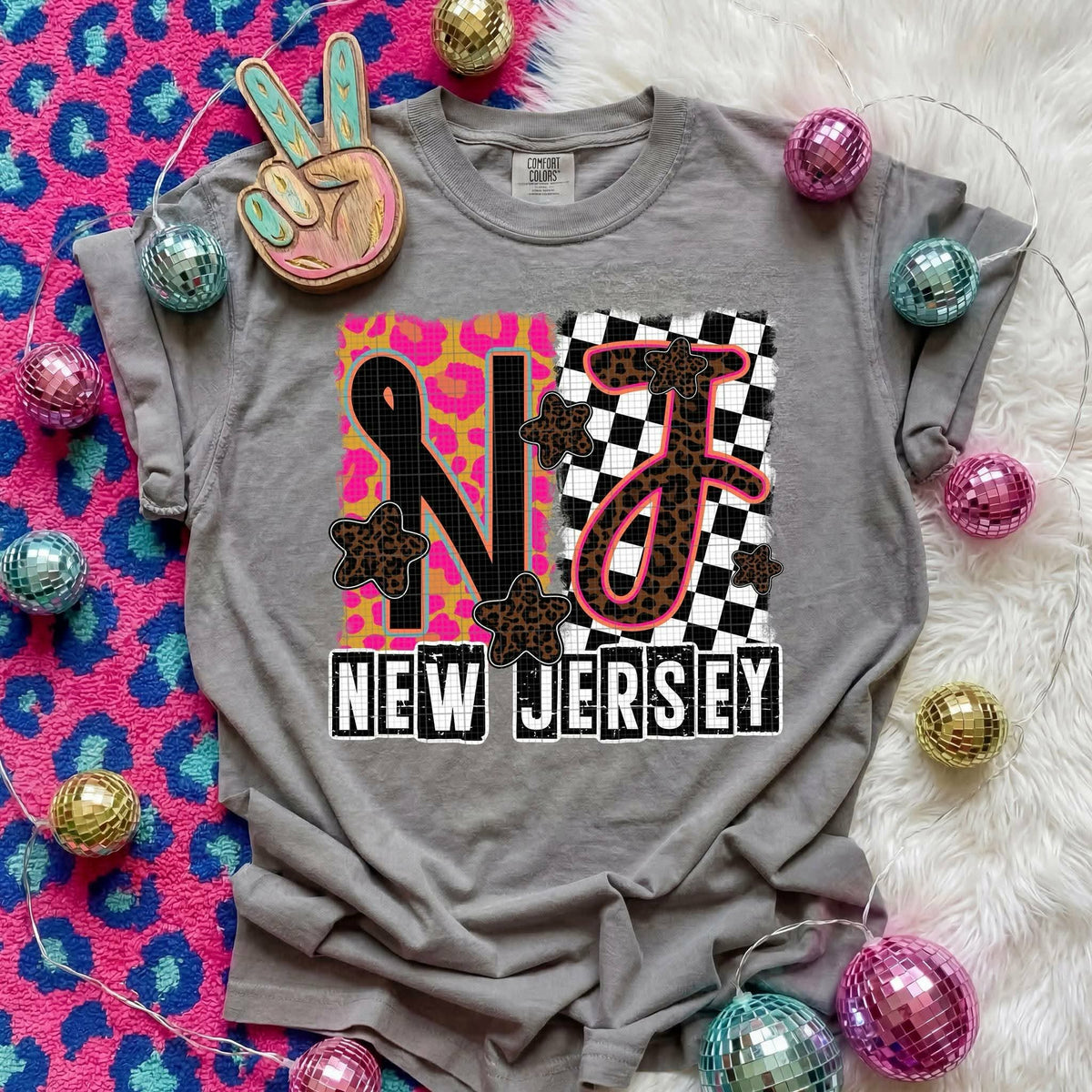 New Jersey Animal Print State (C’s) DTF Transfer (Copy)