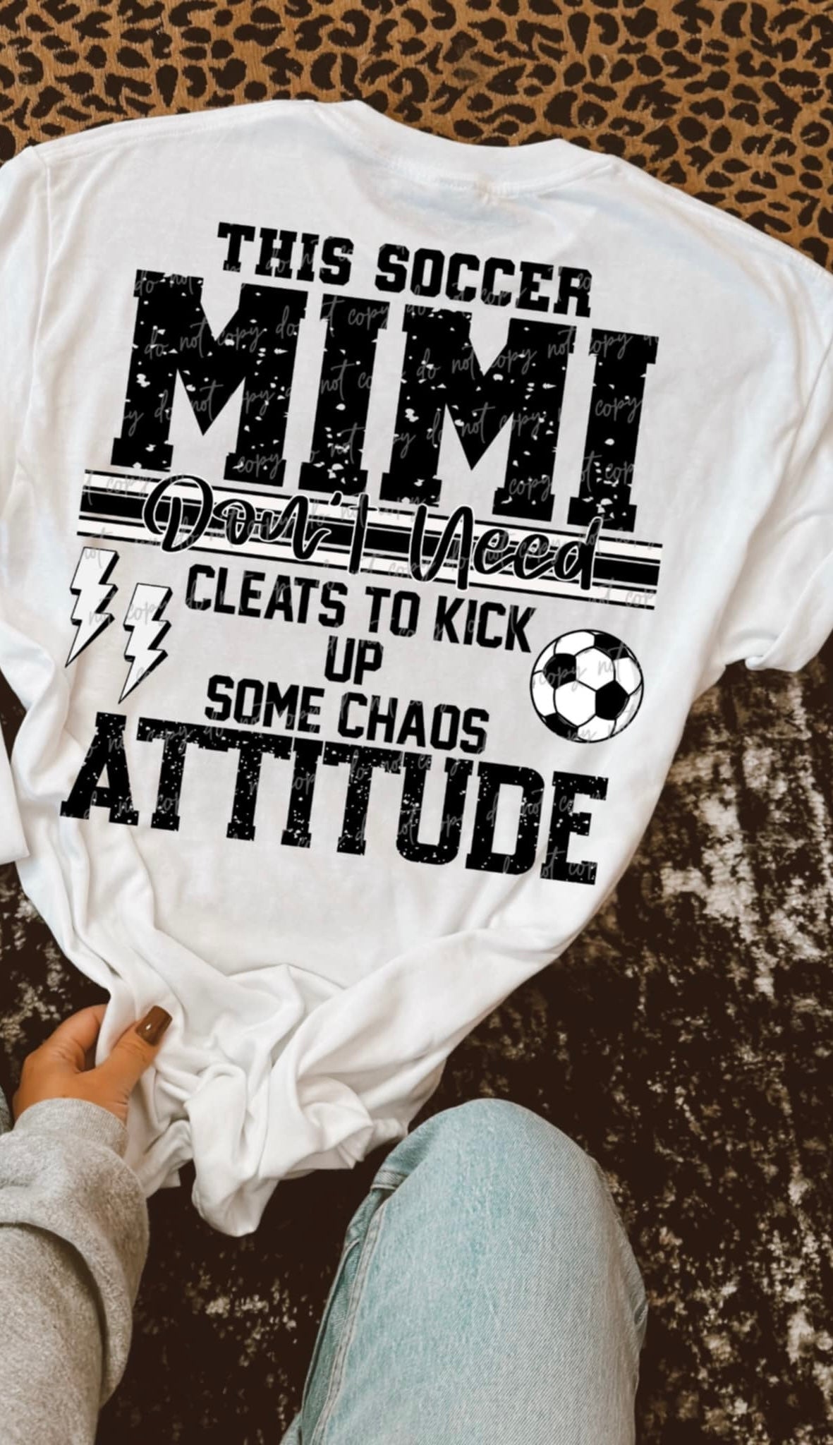 This soccer Mimi don’t need cleats to kick up some chaos attitude (VIRGO) 90616 DTF transfer