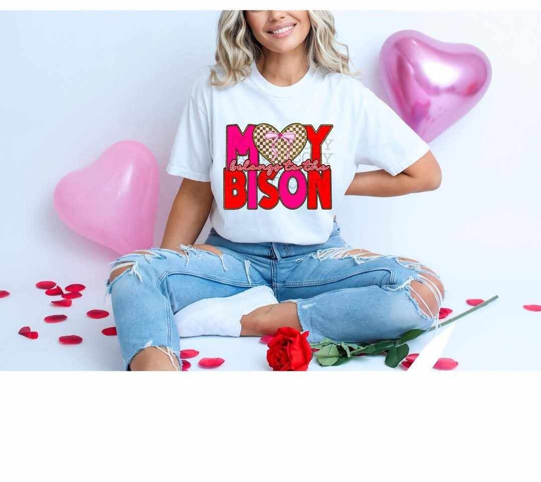 My heart belongs to the bison (C’s) 79787 DTF transfer