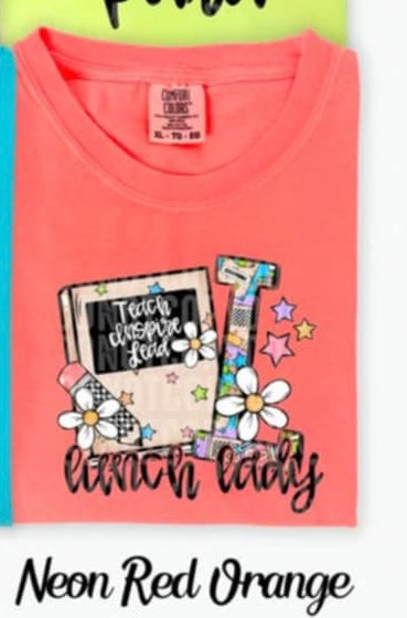 L lunch lady school notebook (SDD) 98685 DTF transfer