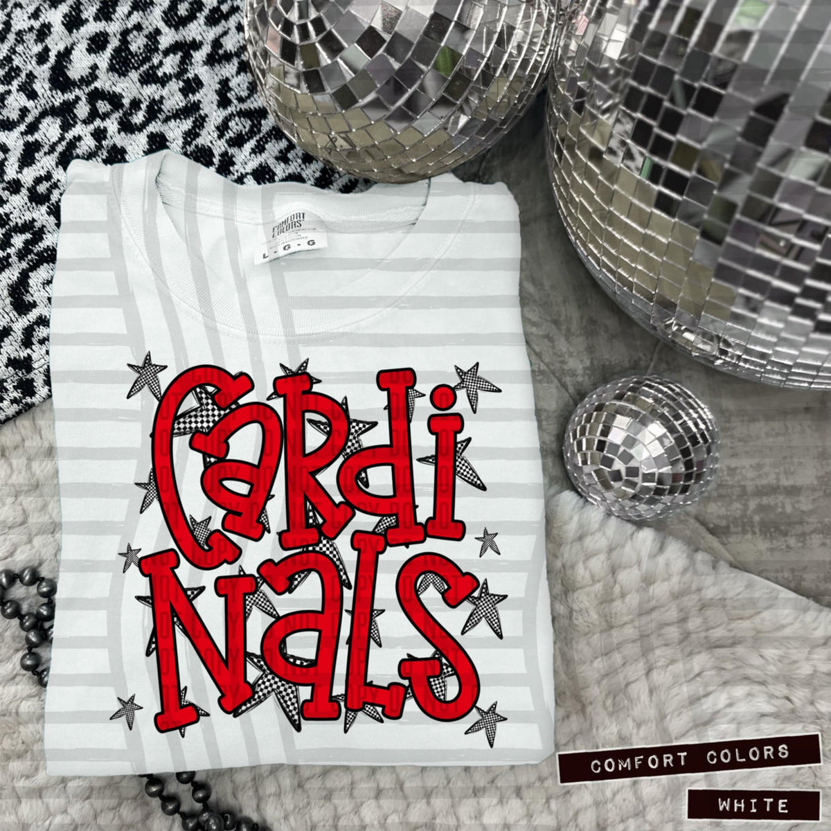 Red Staggered Mascots (Caplinger)