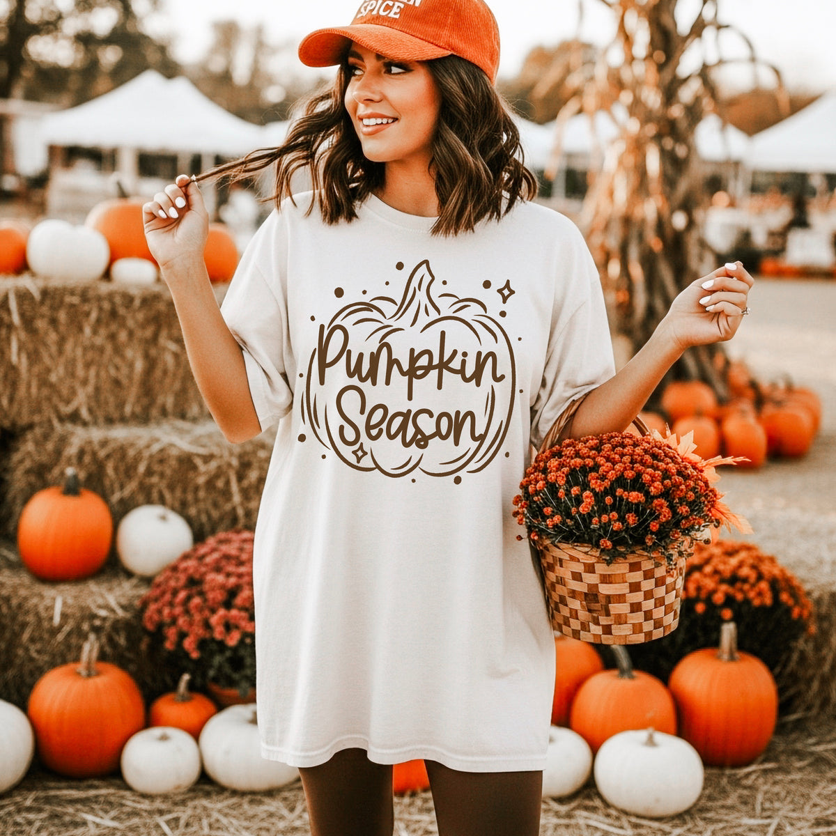 Pumpkin season brown (CSC) DTF Transfer