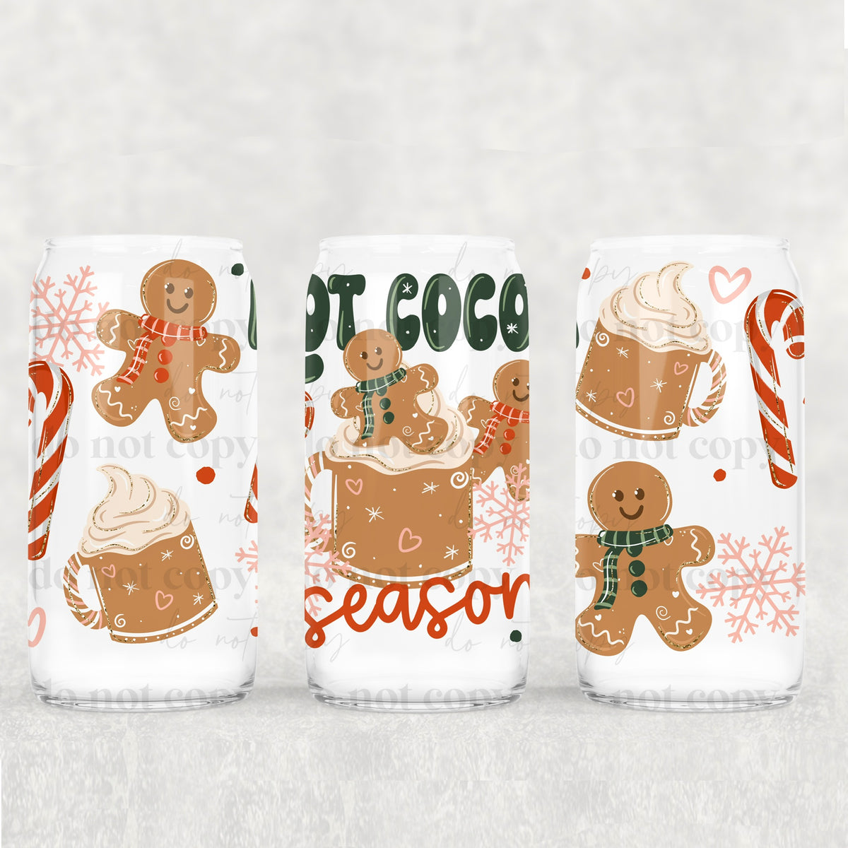Hot cocoa season (exclusive) UV DTF WRAP