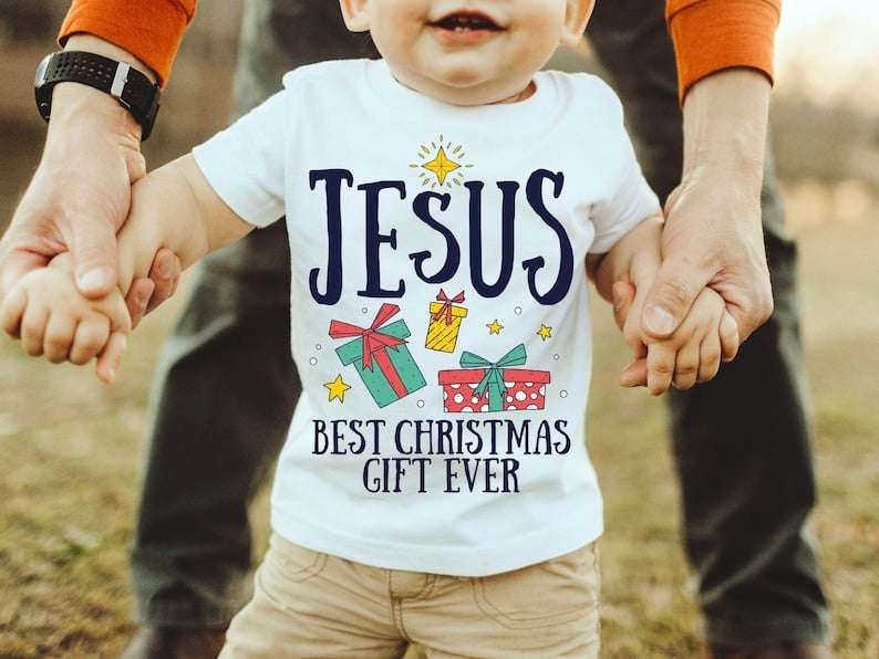 Jesus best Christmas gift ever (KARTA) 62874 DTF transfer