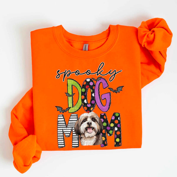 Spooky dog mom shih tzu 2 55493 DTF transfer