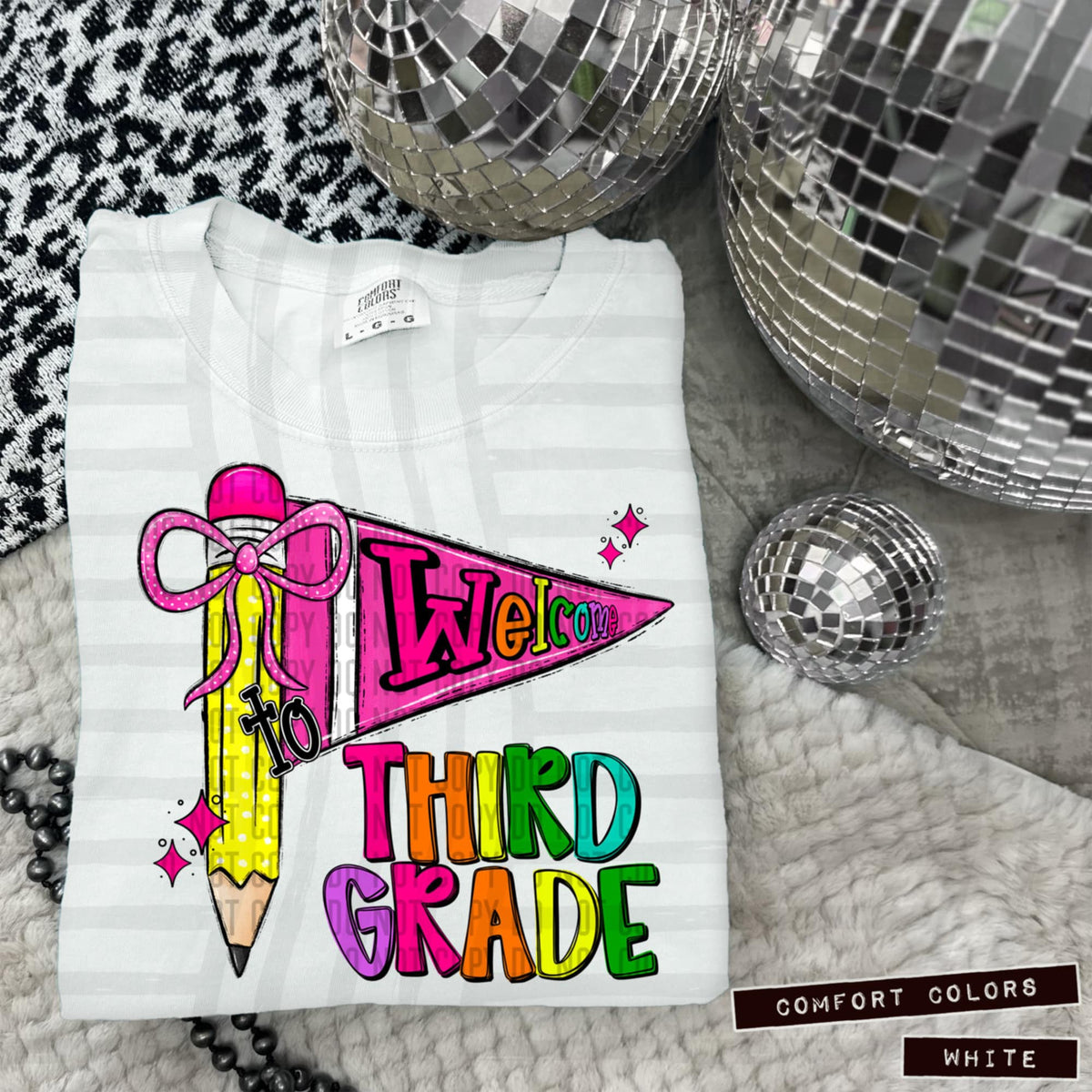 Welcome To 3rd Grade (caplinger) DTF transfer