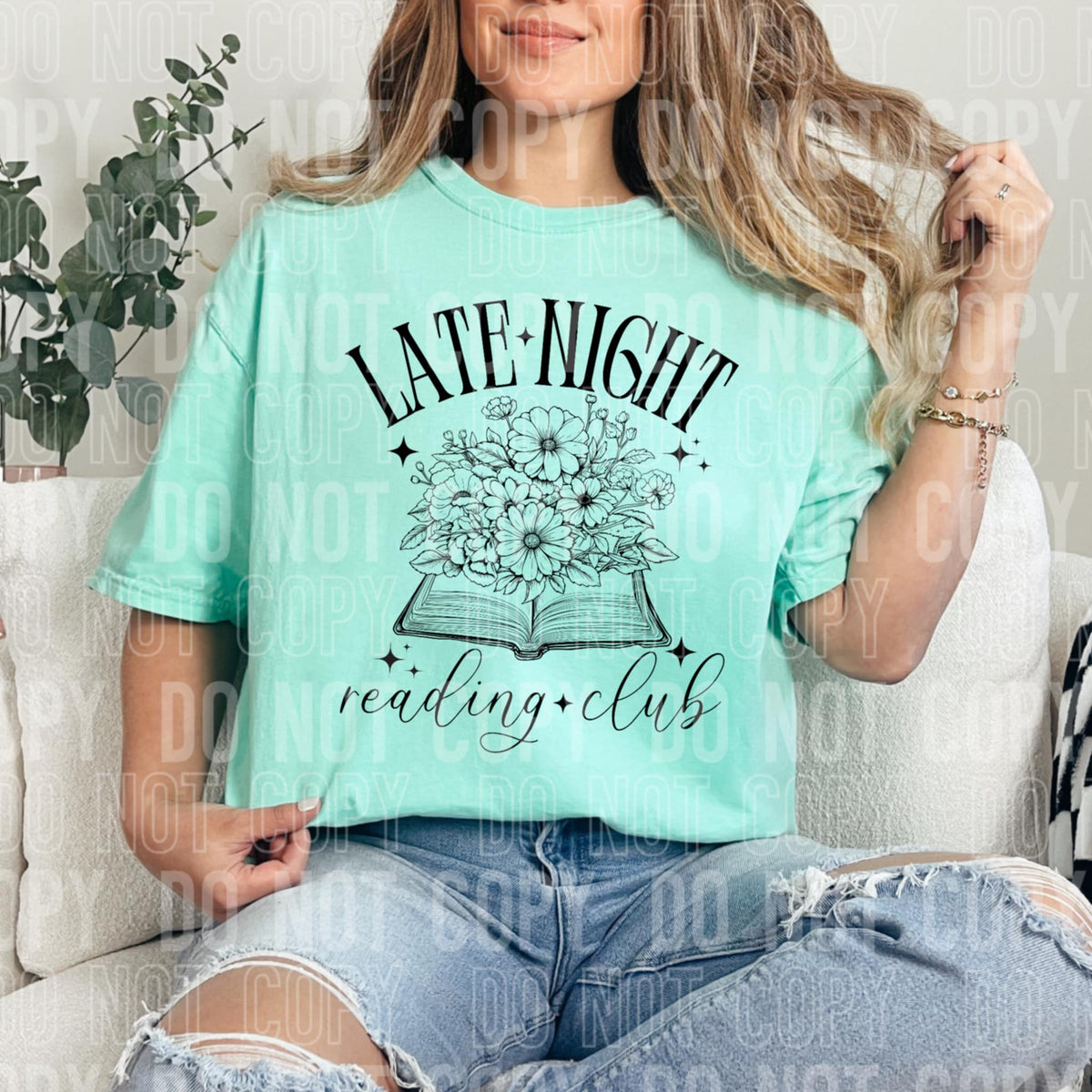 Late night reading club (SBB) 96463 DTF transfer