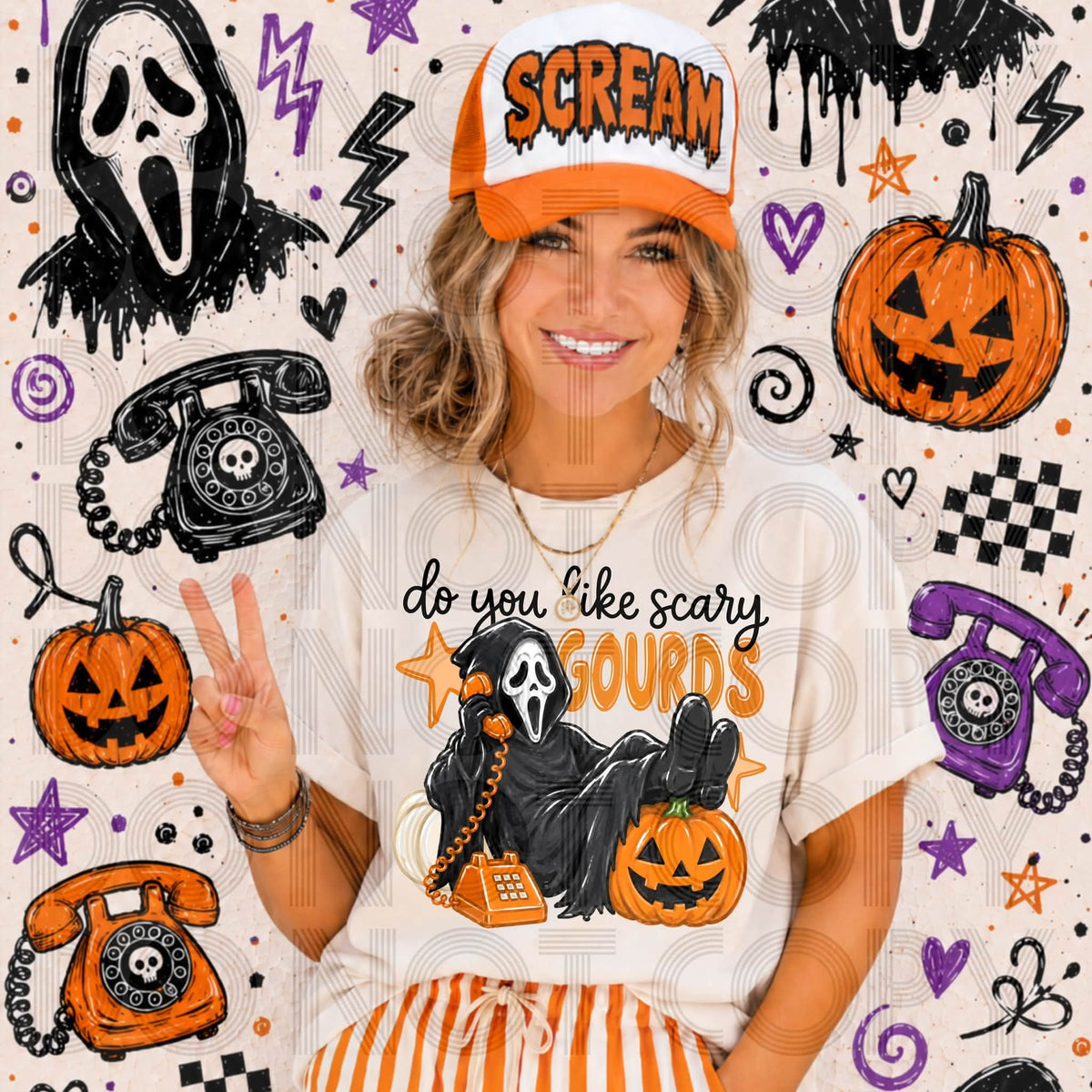 Do you like scary gourds Sunday Special DTF transfer