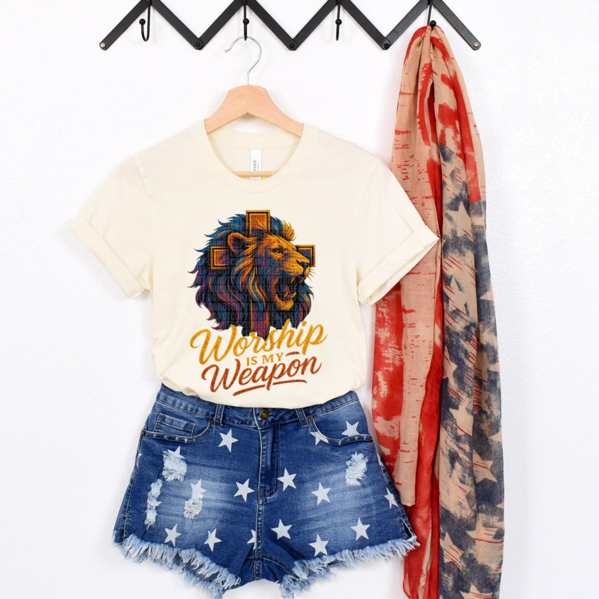 Worship is my weapon (SDD) 100371 DTF transfer