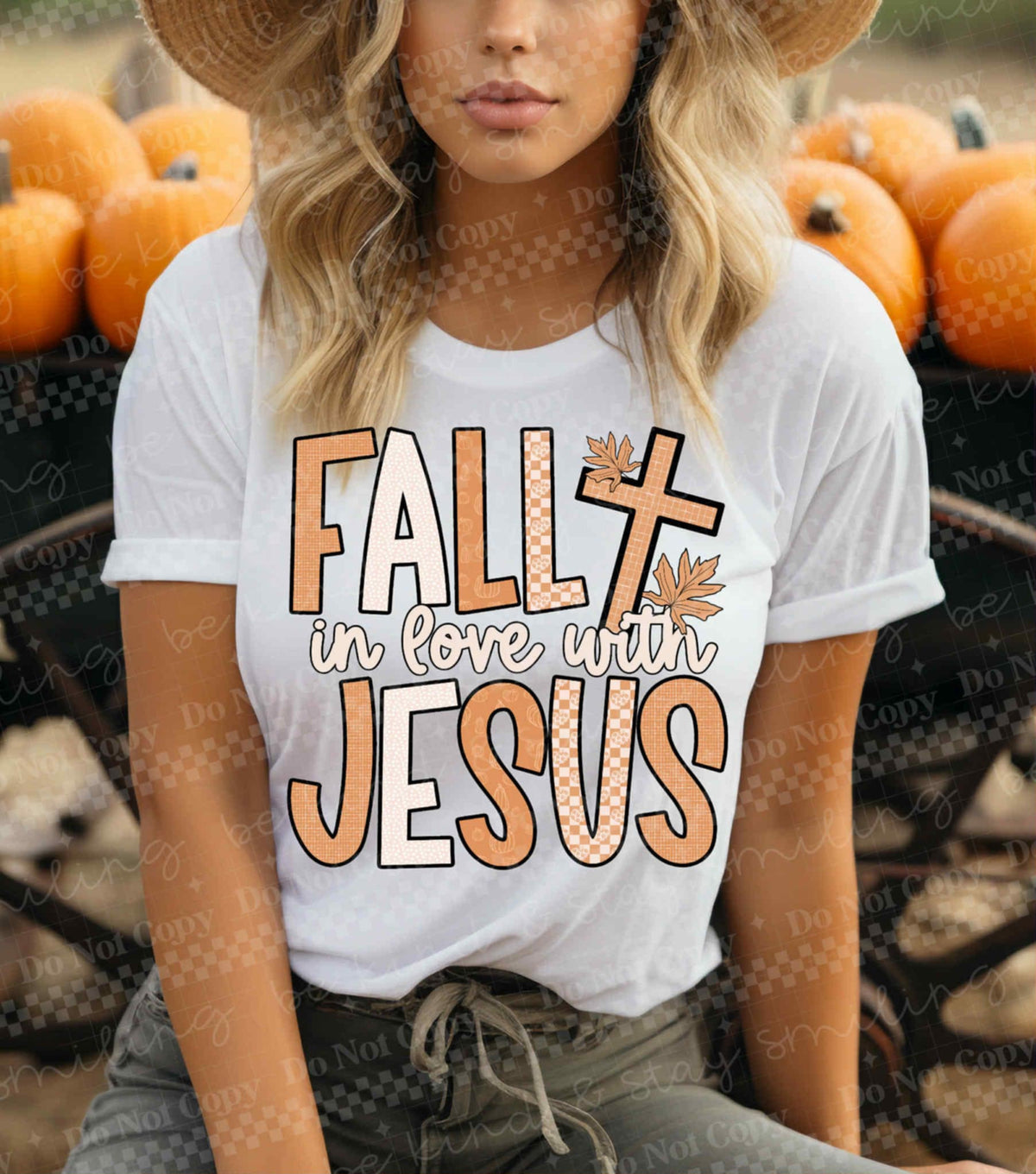 Fall in love with Jesus 107013 DTF transfer