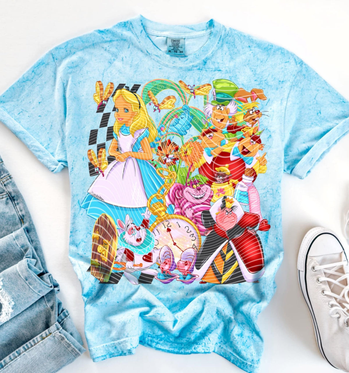 Wonderland (ag) DTF transfer