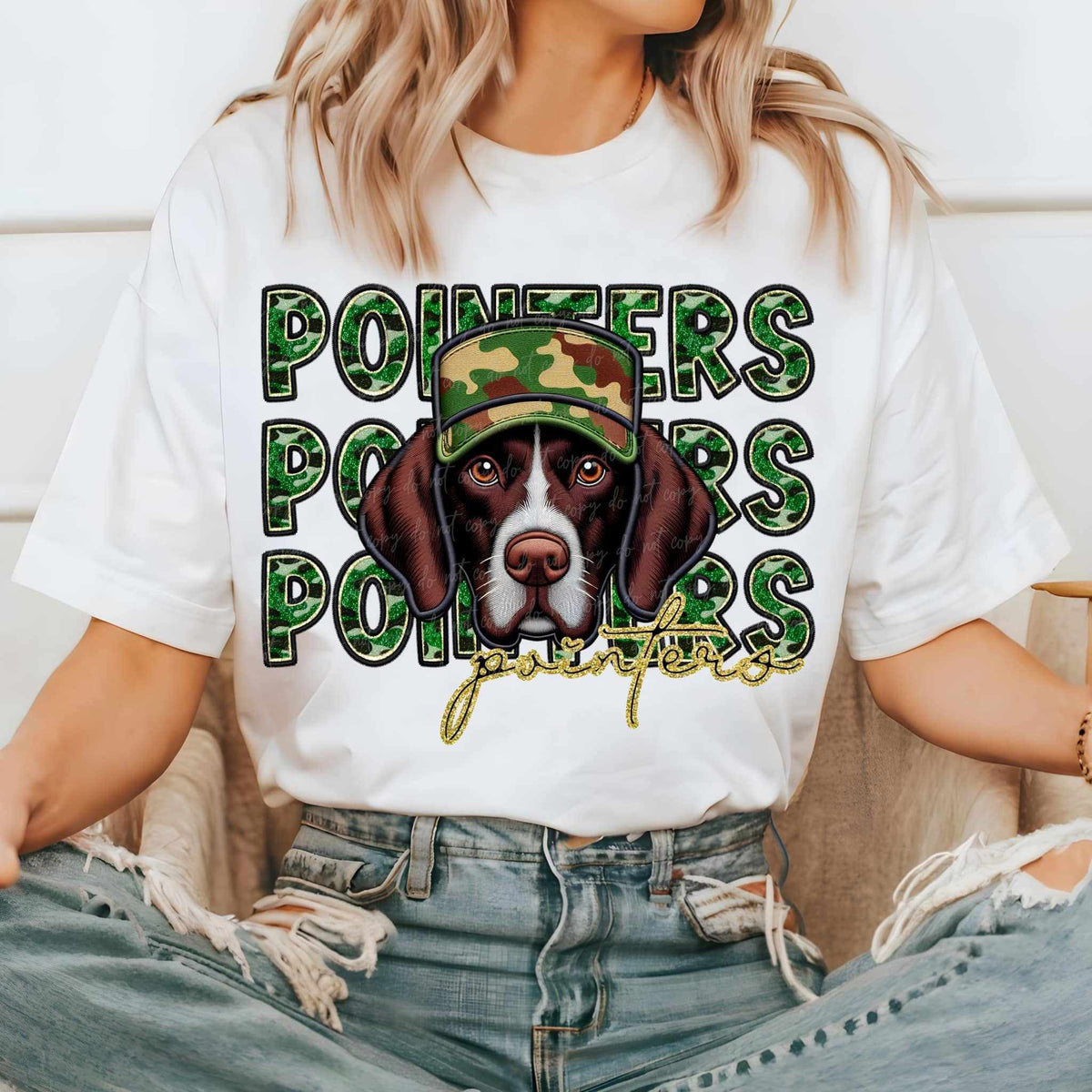Pointers camo stacked (VIRGO) 70567 DTF transfer