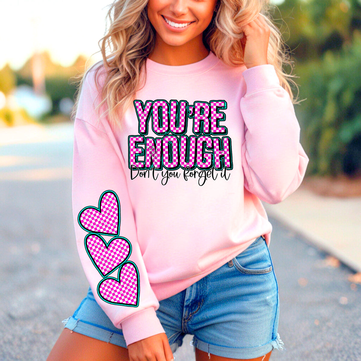 You are enough FRONT 103736 DTF transfer