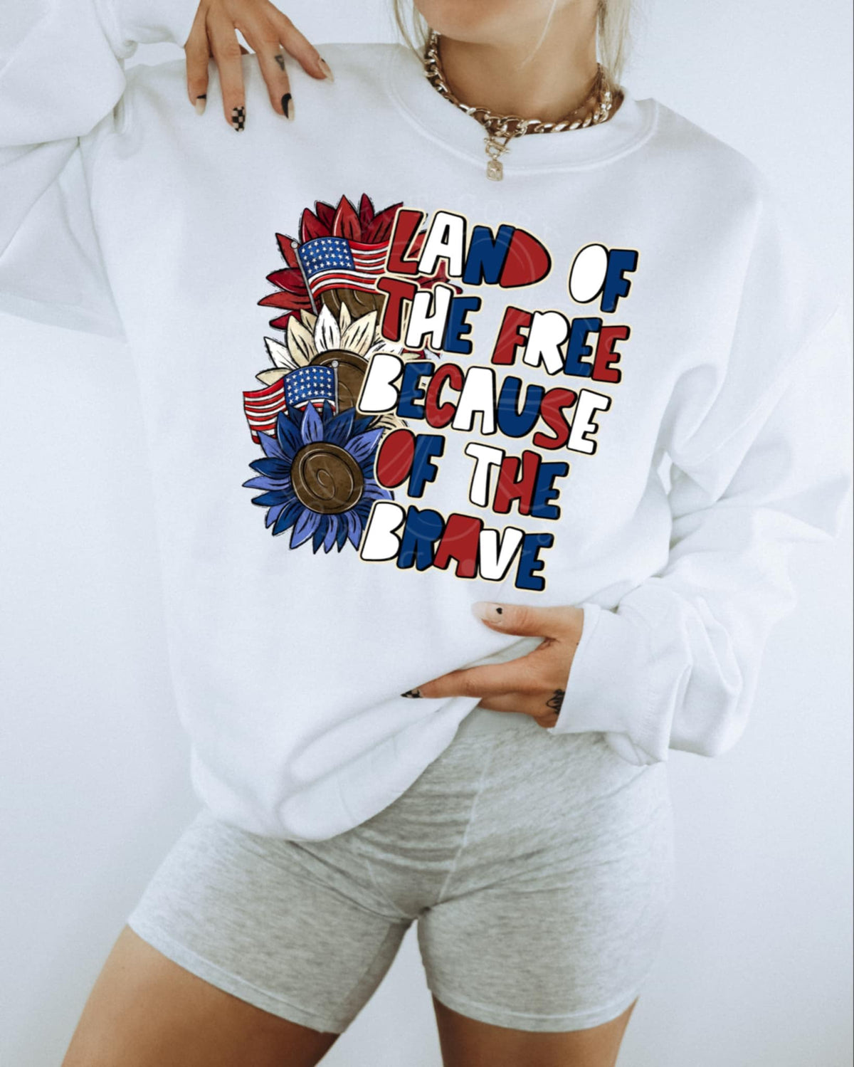 Land of the free exclusive 90505 DTF transfer