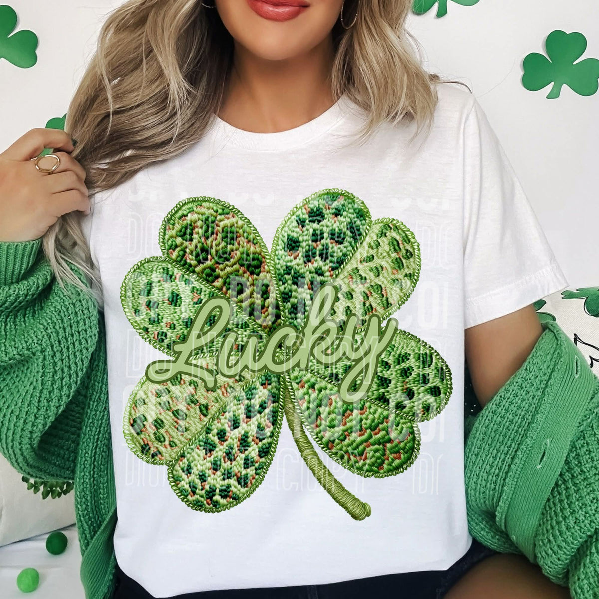 Lucky Leopard Clover (SBB) DTF transfer
