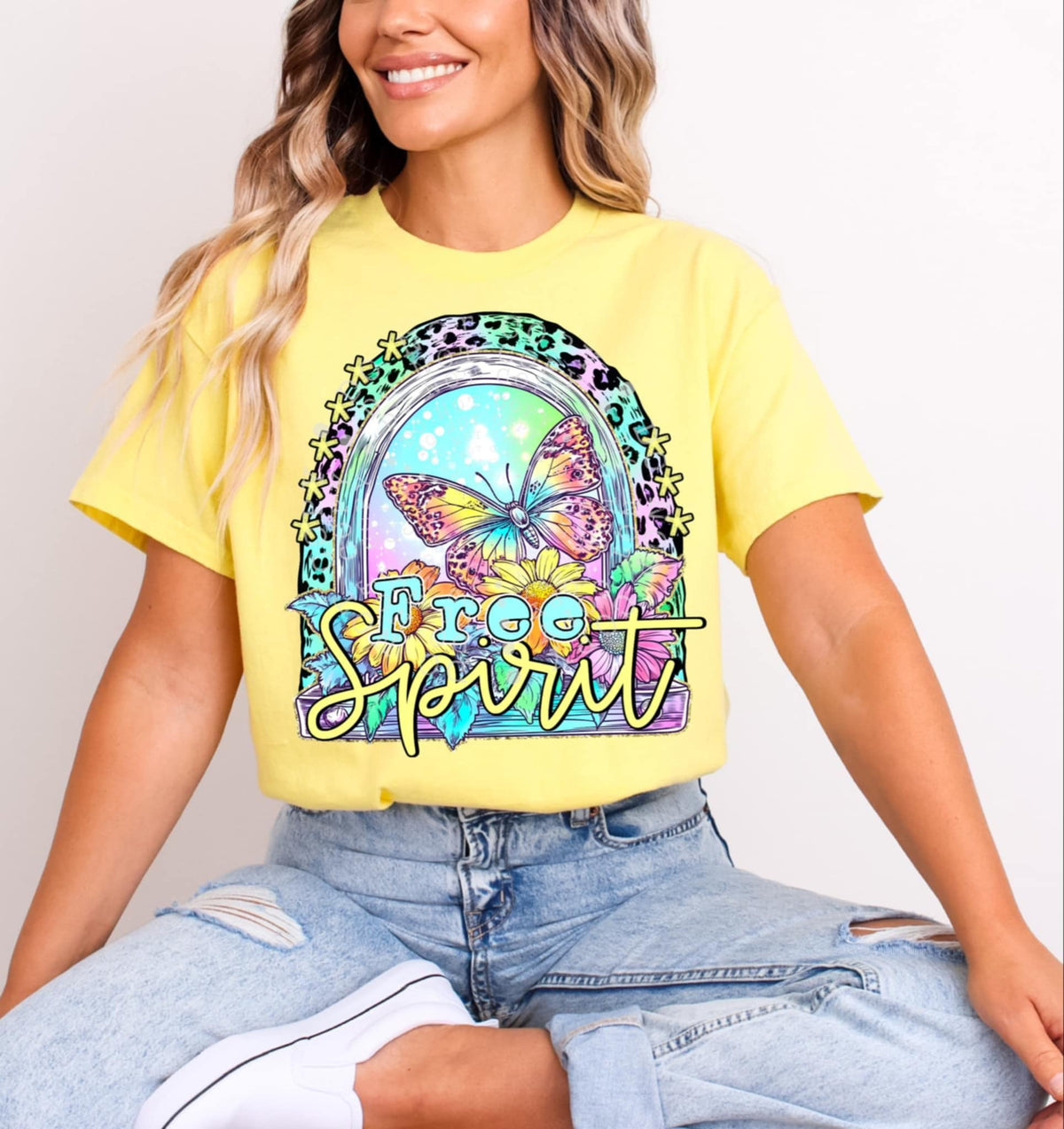 Free spirit butterfly (Virgo) 97744 DTF transfer