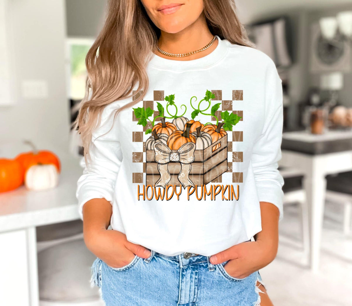 Howdy pumpkin (DD) 107419 DTF transfer
