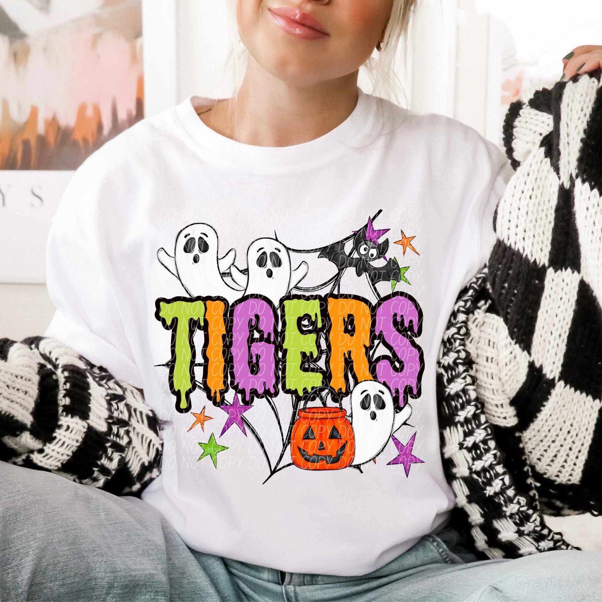 Tigers Halloween (City) DTF transfer