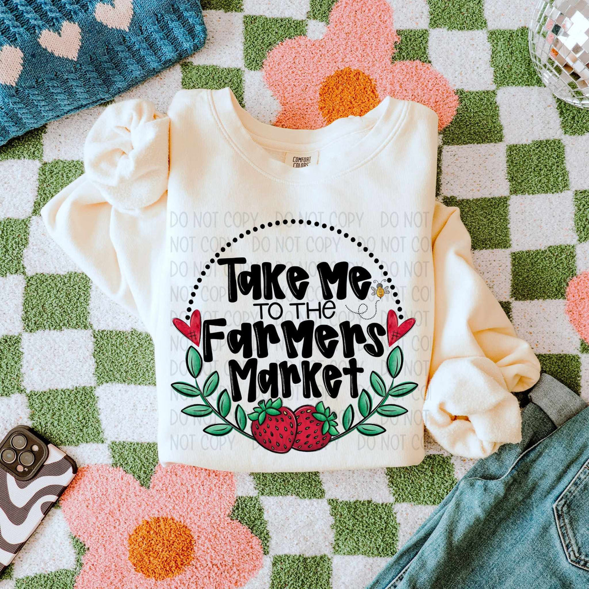 Take me to the farmers market (SWD) 82673 DTF transfer