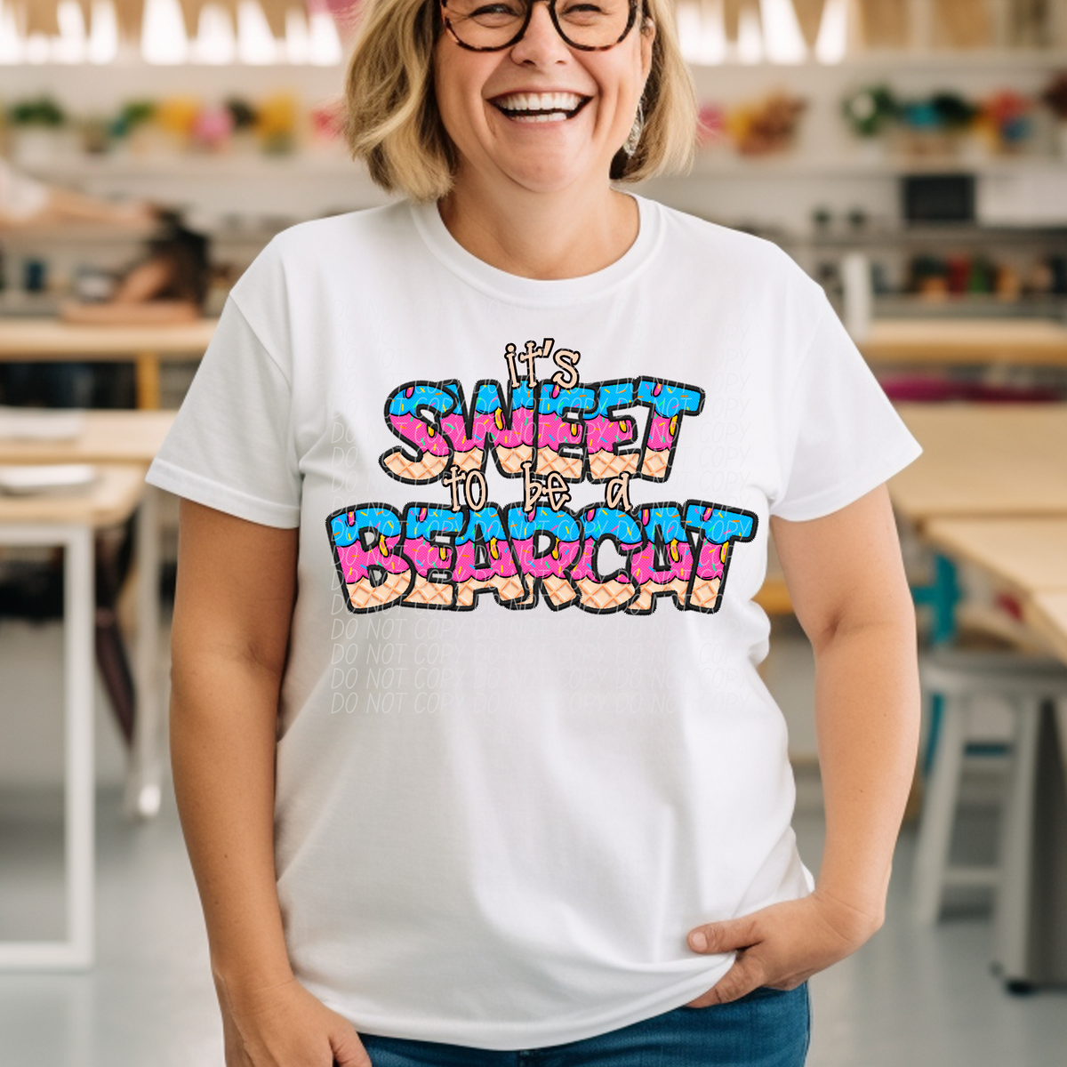 It's sweet to be a BEARCAT drip (Caplinger) DTF transfer