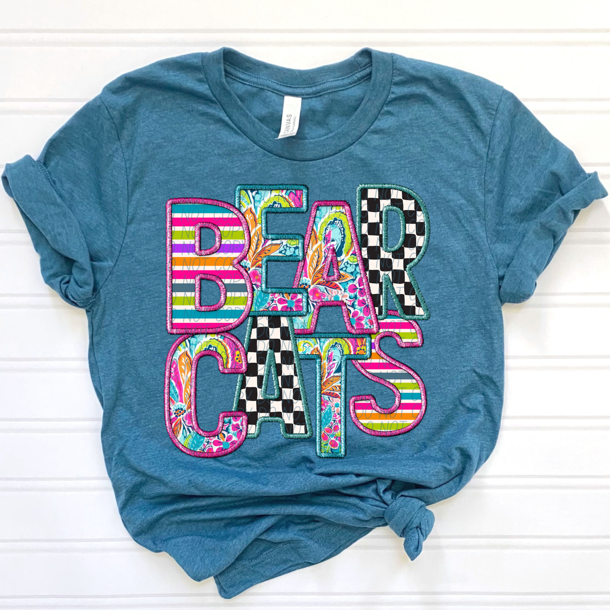 BEARCATS bright patterns (CITY) DTF transfer