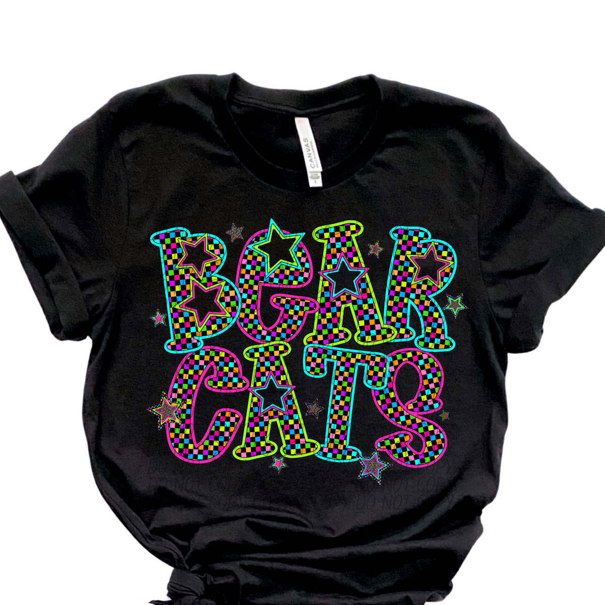 Bearcats Neon Stars (City) 100762 DTF transfer