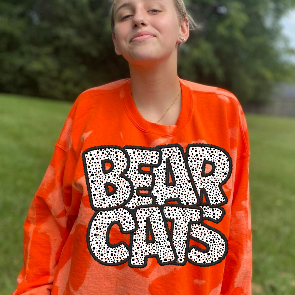 Bearcats Polka Dot (CITY) 66689 DTF transfer
