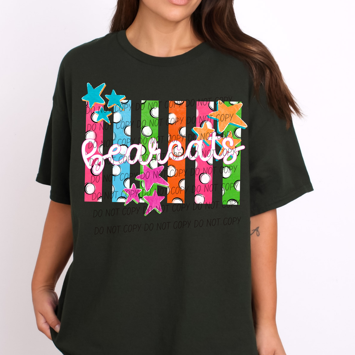 bear cats polkadot pride (city) DTF Transfer