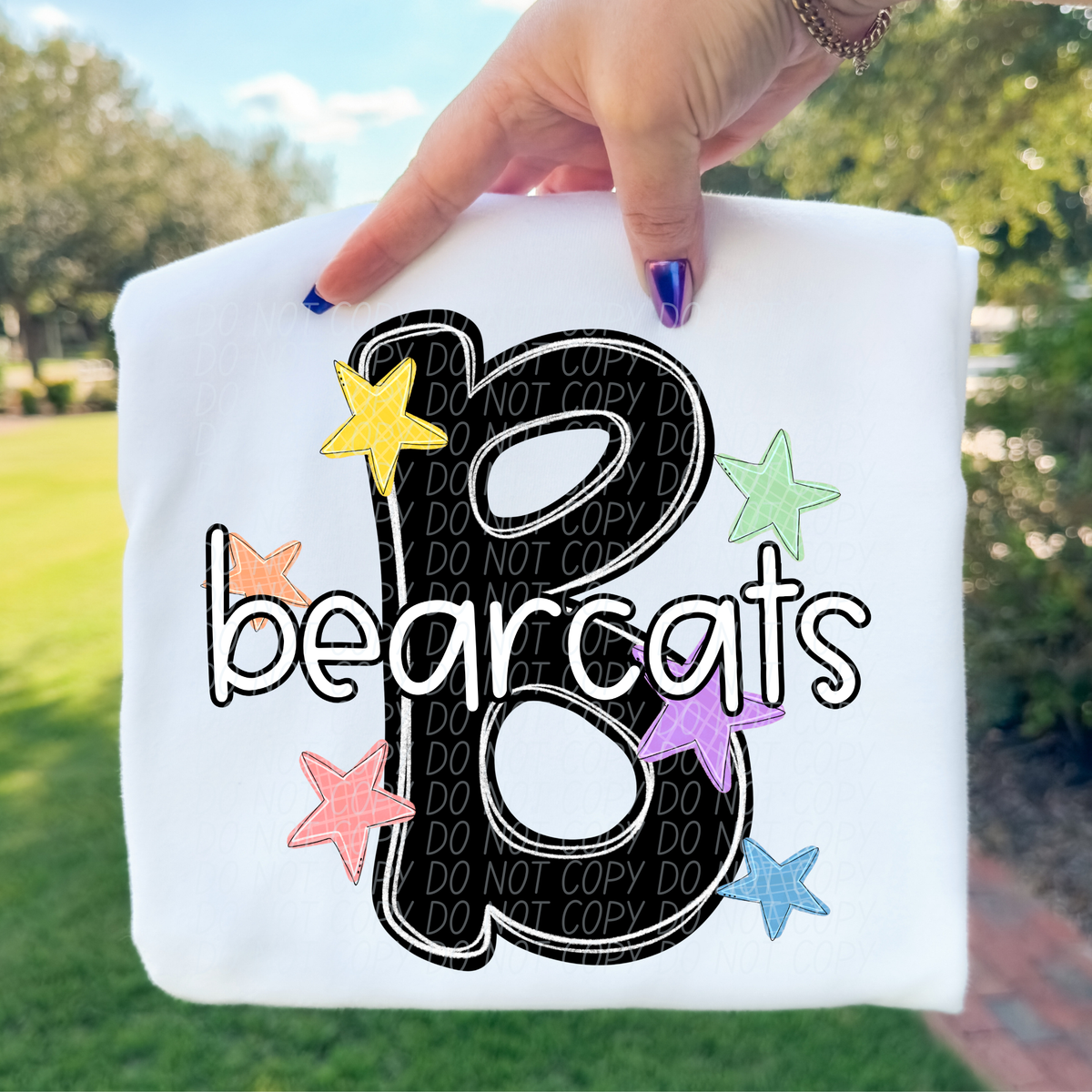 Bearcats star Mascots (CITY) DTF transfer