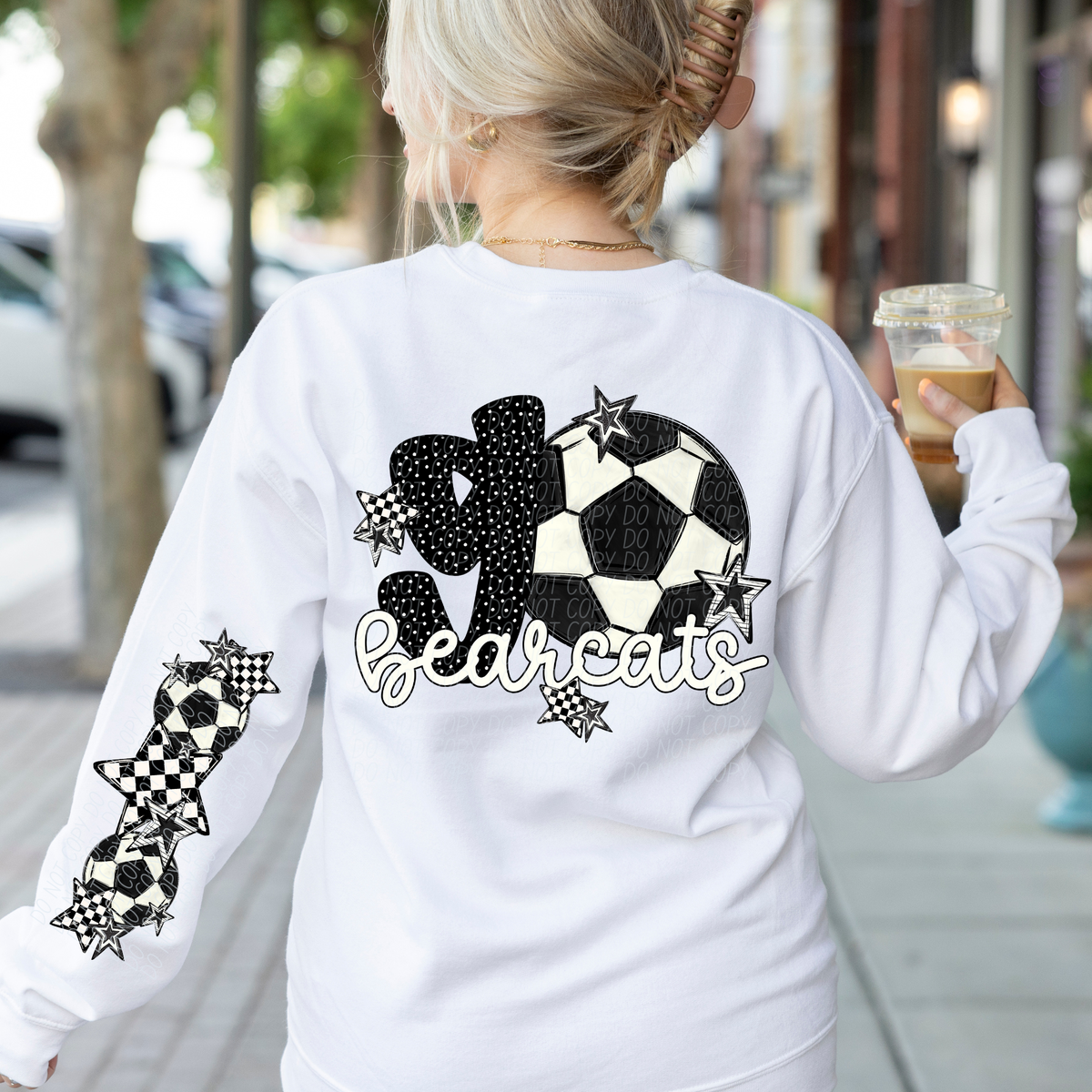 bearcats soccer black and white (city)