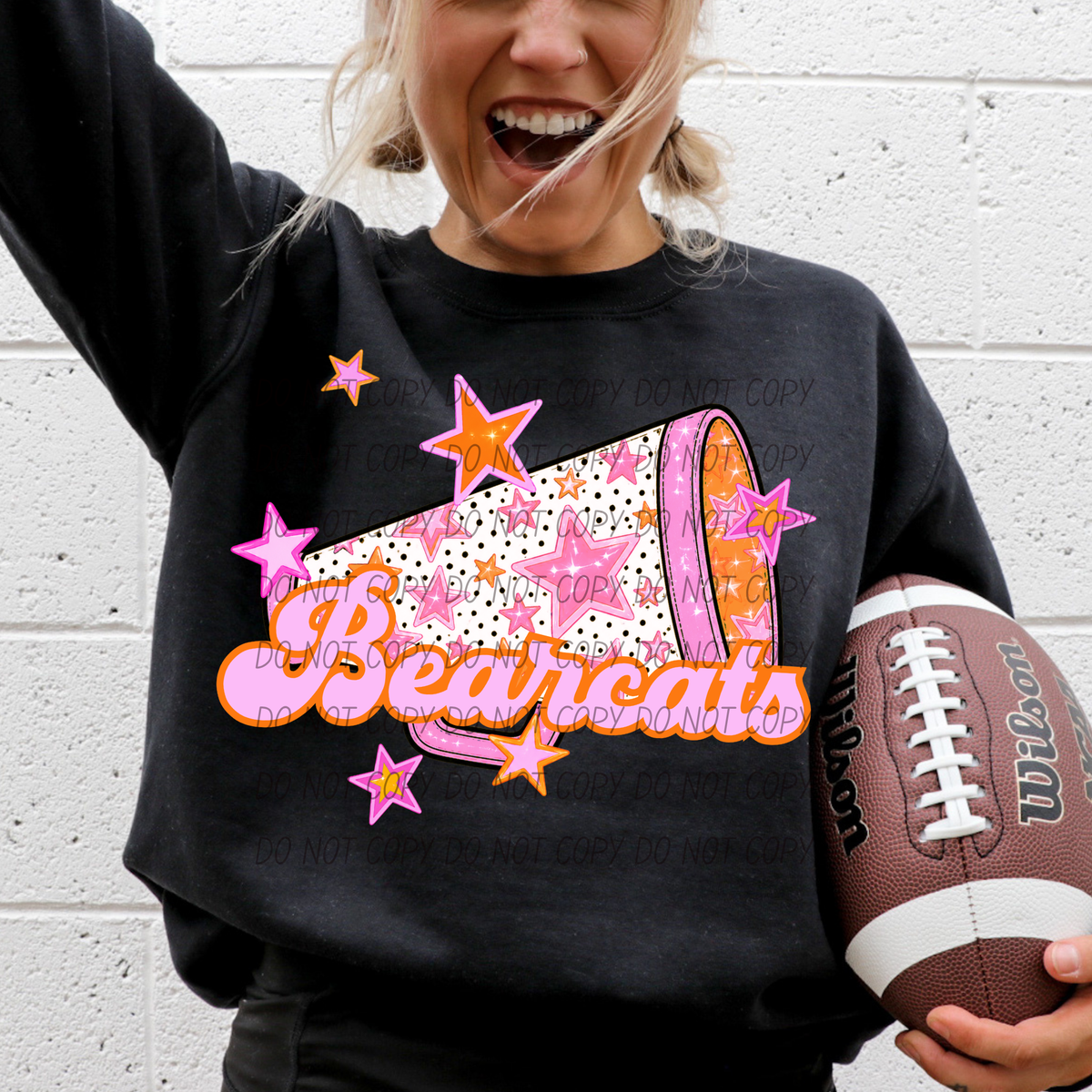 Bearcats pink cheer (city) DTF transfer