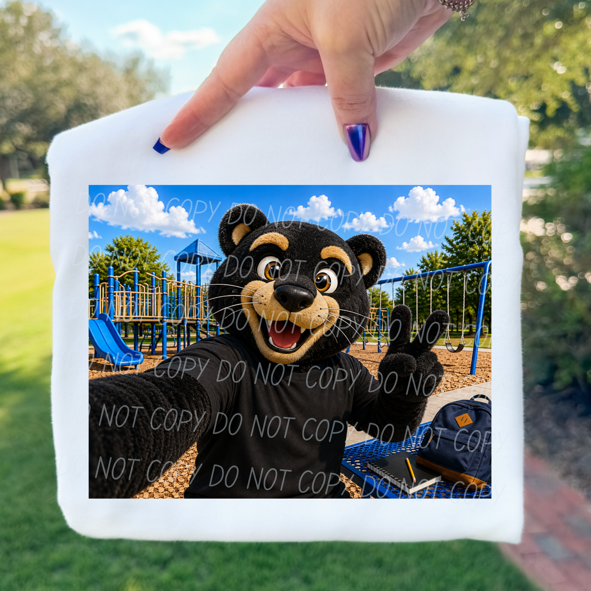 Bearcat Mascot (City) DTF transfer