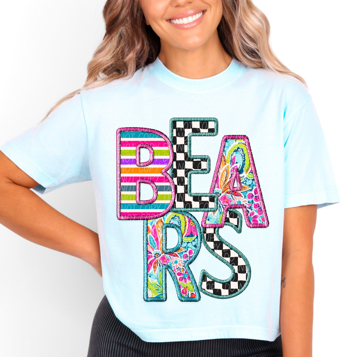 BEARS bright patterns (CITY) DTF transfer