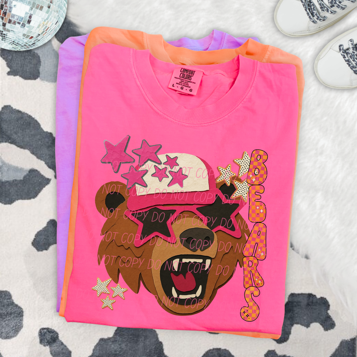 bears collage mascot (city) DTF Transfer