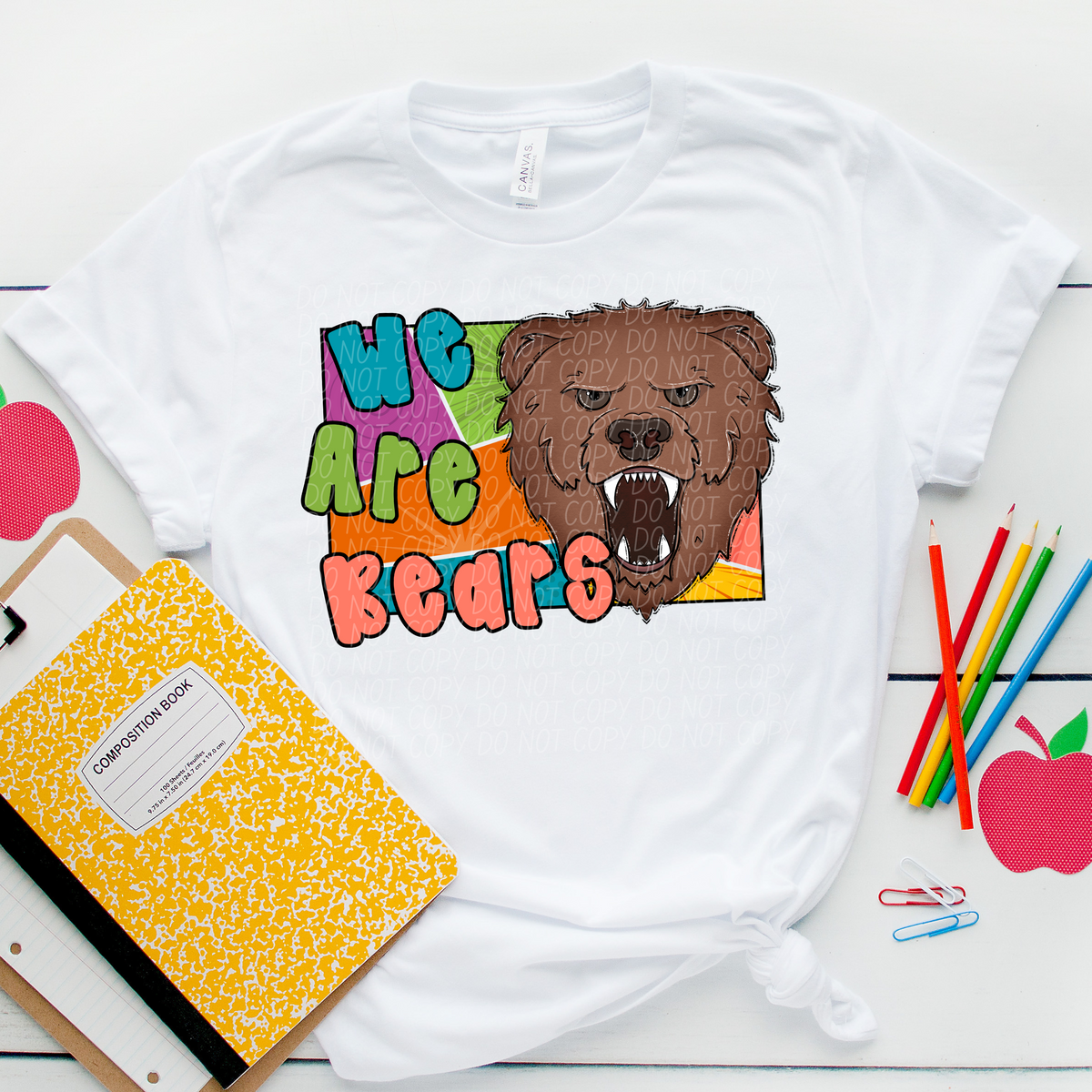 We are bears retro (City) 109680 DTF transfer
