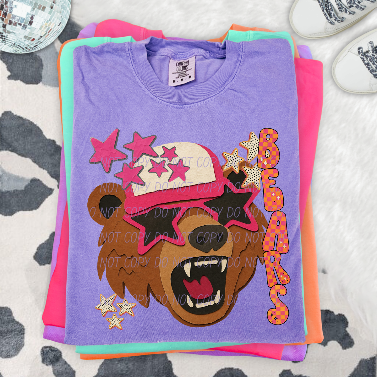 bears collage mascot (city) DTF Transfer