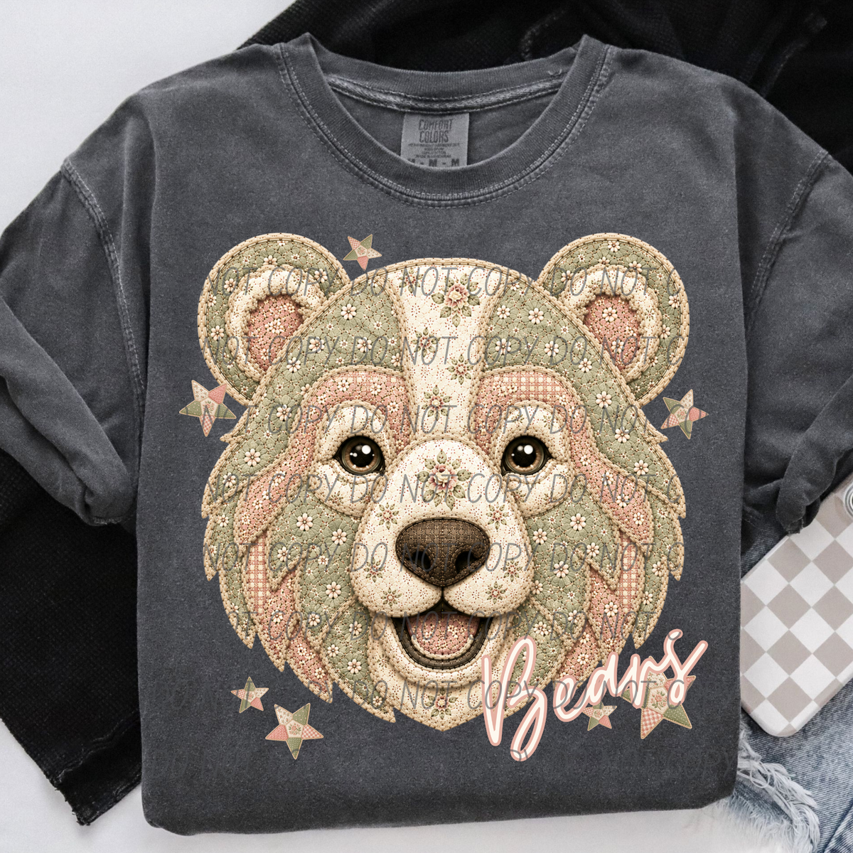 Bears meemaw mascot (City) DTF Transfer