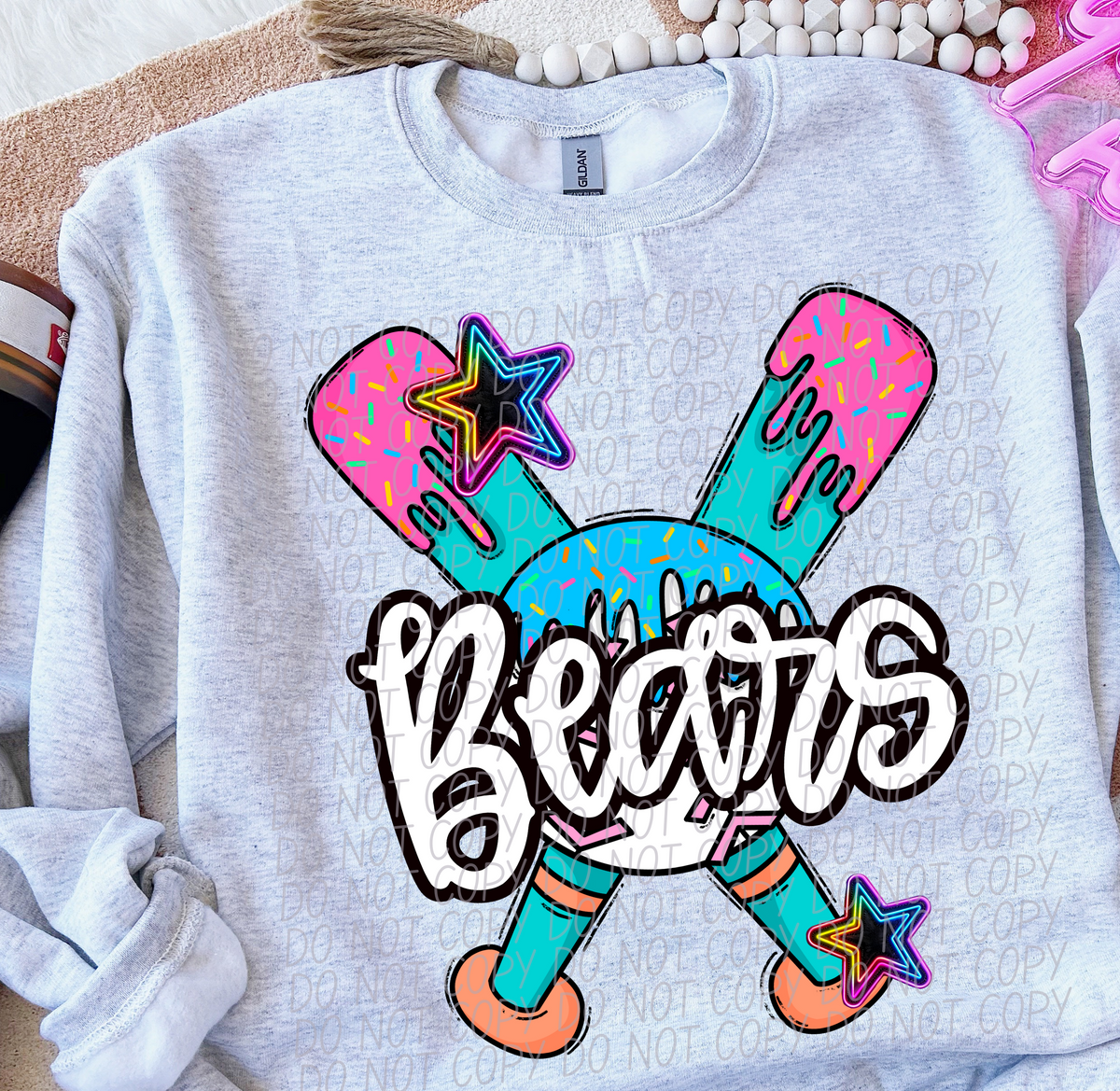 Dripping baseball Bears (CITY) DTF transfer