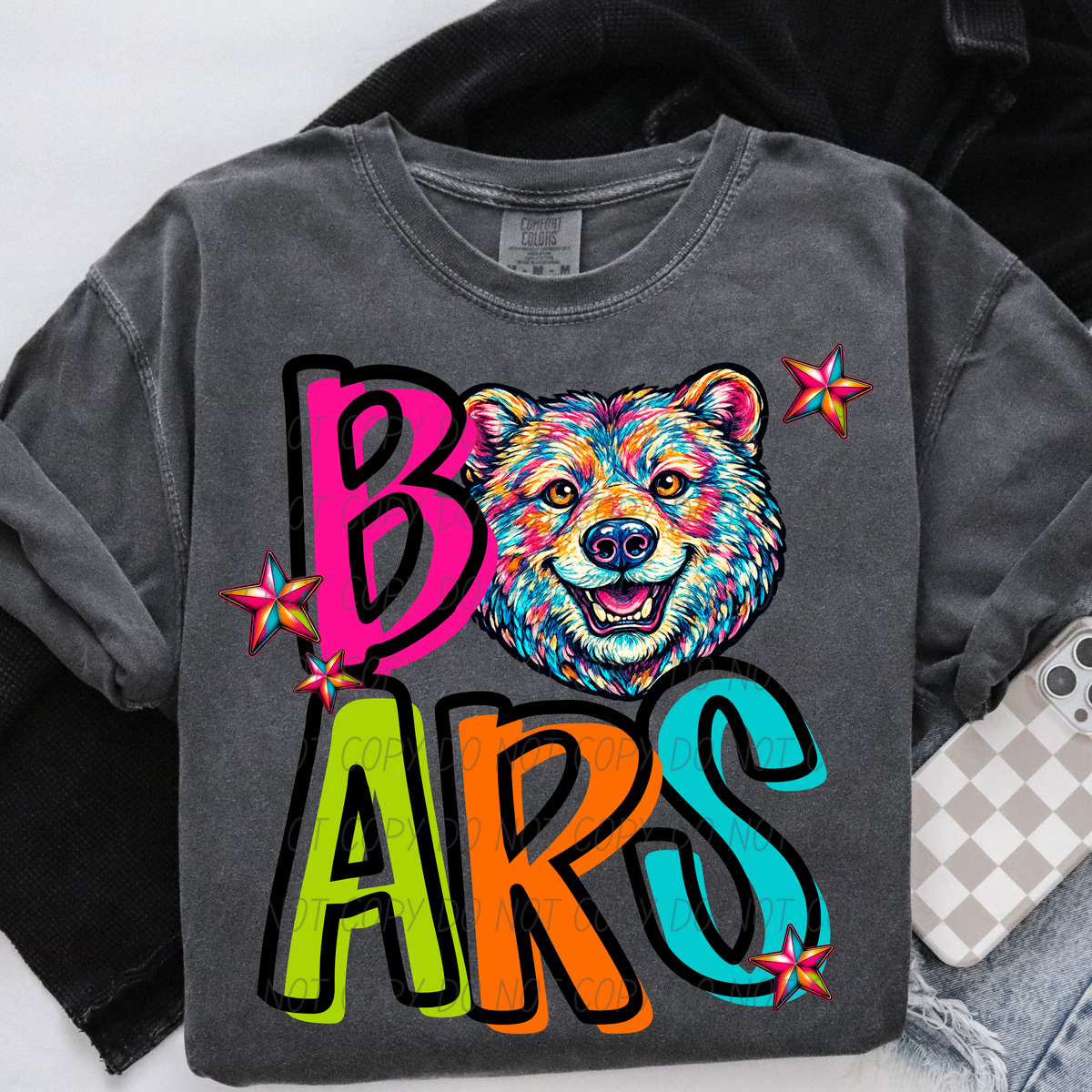 Bears Friday night neon (City) DTF Transfer