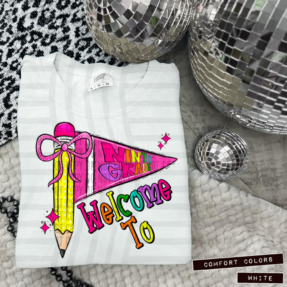 Welcome To 9th Grade (caplinger) DTF transfer